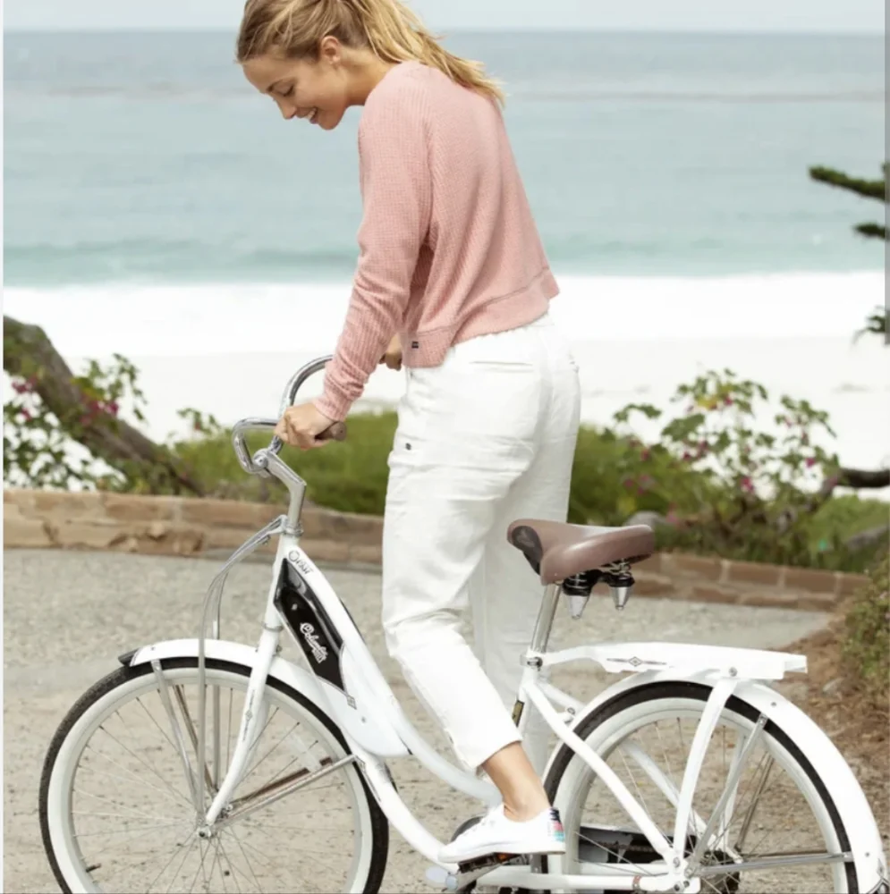 White Roxy Pants - Picture 1 of 5